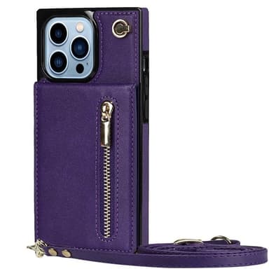 Zipper halskæde etui Apple iPhone 14 Pro Max - Lilla