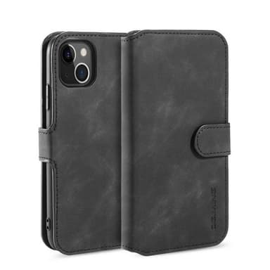 DG-Ming Wallet cover 3-kort Apple iPhone 14 Plus - Sort