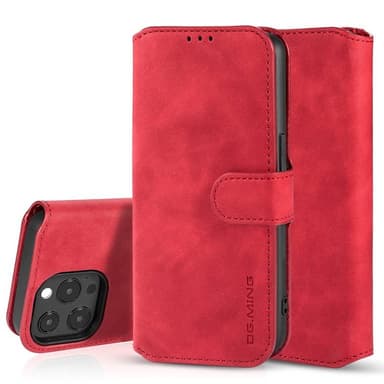 DG-Ming Wallet cover 3-kort Apple iPhone 14 Pro - Rød