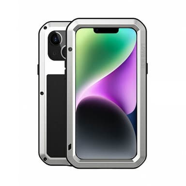 LOVE MEI Powerful til Apple iPhone 14 Plus - Sølv