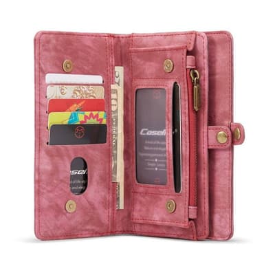 Multi Wallet CaseMe 11-kort Apple iPhone 14 Pro - Rød