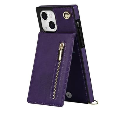 Zipper halskæde etui Apple iPhone 14 Plus - Lilla
