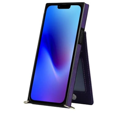 Zipper halskæde etui Apple iPhone 14 Plus - Lilla