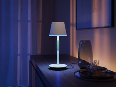 Philips Hue Go bærbare bordlampe (hvid)