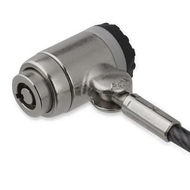 StarTech.com LTLOCKKEY, 2 m, Kensington, 2 nøgler, Sort, Sølv
