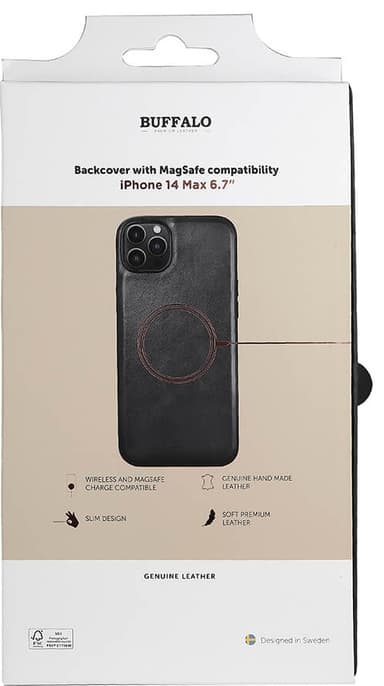Buffalo Magseries cover til iPhone 14 Plus (sort)