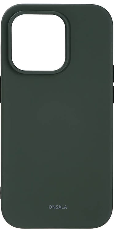 Onsala Silicone cover til iPhone 14 Pro Max (olive green)