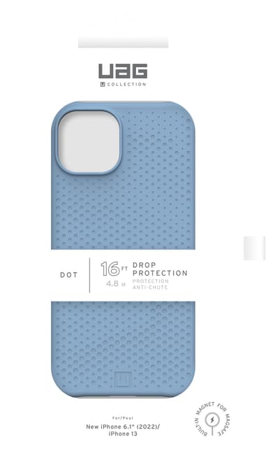 U by UAG Dot Magsafe iPhone 14 cover (blå)