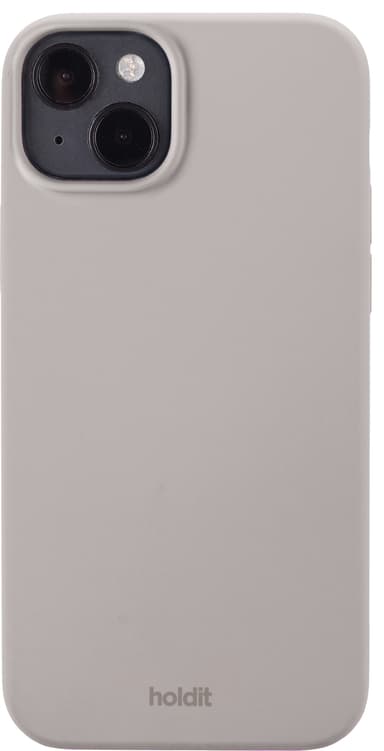 HOLDIT Silicone iPhone 14 Plus cover (grå)