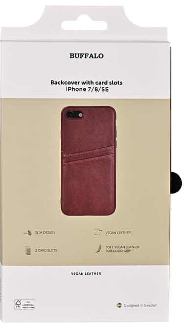Buffalo Backcover iPhone SE/8/7/6 cover (brunt)
