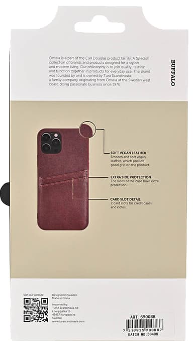 Buffalo Backcover iPhone 12/12 Pro cover (brunt)