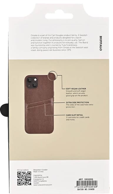 Buffalo Backcover iPhone 13 cover (brunt)