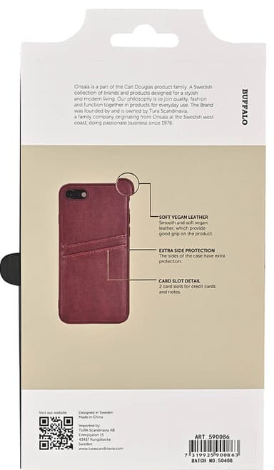 Buffalo Backcover iPhone SE/8/7/6 cover (brunt)