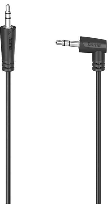 Hama Audio 3,5mm til 3,5mm vinklet kabel 1,5m