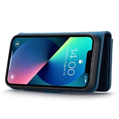 DG MING iPhone 14 Plus 2-i-1 Magnet Pungetui - Blå