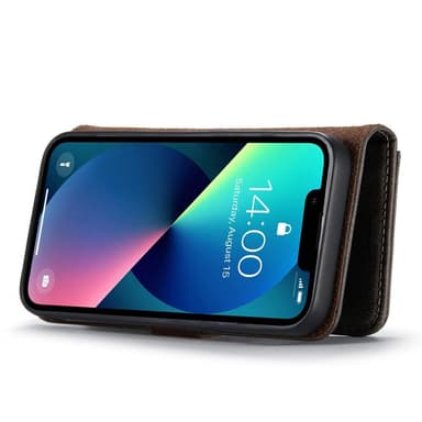 DG MING iPhone 14 Plus 2-i-1 Magnet Pungetui - Grå