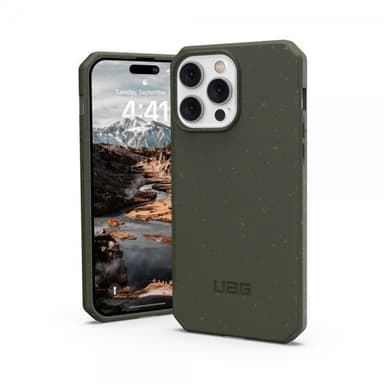Urban Armor Gear (UAG) iPhone 14 Pro Max Cover Outback Biodegradable Cover Olive