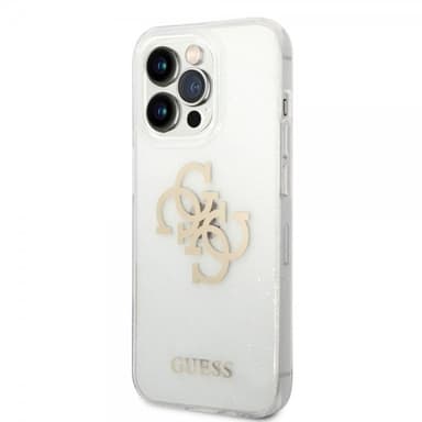 Guess iPhone 14 Pro Cover Full Glitter Transparent