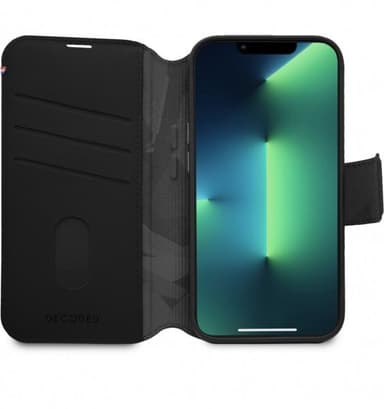 Decoded iPhone 14 Plus Etui Leather Detachable Wallet Sort