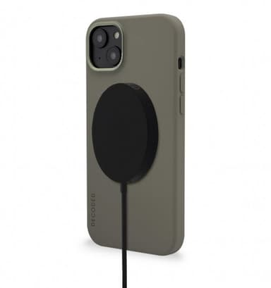 Decoded iPhone 14 Plus Cover Silicone Backcover Olive
