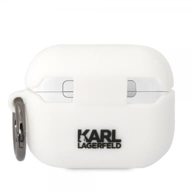 Karl Lagerfeld AirPods Pro Cover 3D Logo Hvid