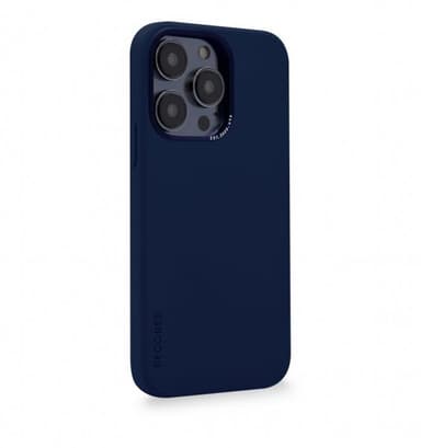 Decoded iPhone 14 Pro Max Cover Silicone Backcover Navy Peony
