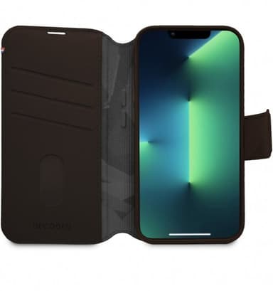Decoded iPhone 14 Plus Etui Leather Detachable Wallet Brun