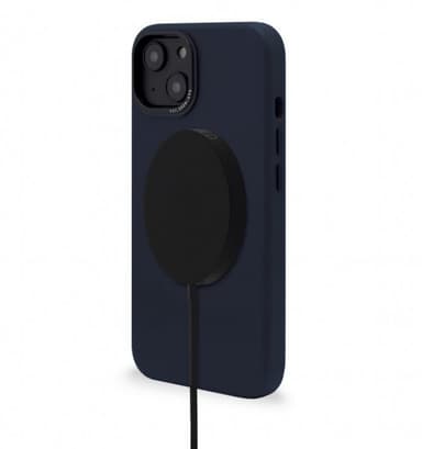 Decoded iPhone 14 Plus Cover Leather Backcover Navy