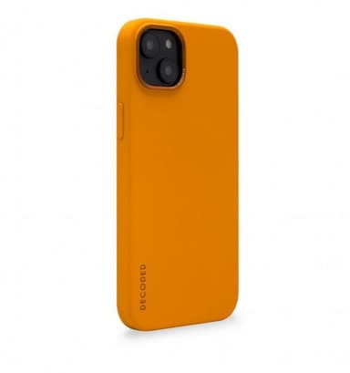 Decoded iPhone 14 Plus Cover Silicone Backcover Apricot