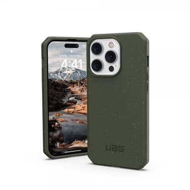 Urban Armor Gear (UAG) iPhone 14 Pro Cover Outback Biodegradable Cover Olive