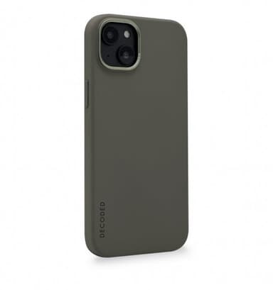 Decoded iPhone 14 Plus Cover Silicone Backcover Olive