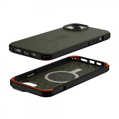 Urban Armor Gear (UAG) iPhone 14 Plus Cover Civilian MagSafe Olive