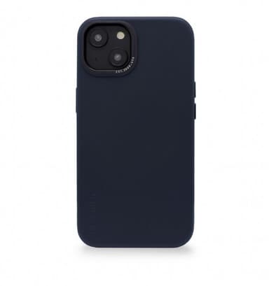 Decoded iPhone 14 Plus Cover Leather Backcover Navy