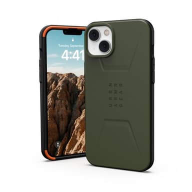 Urban Armor Gear (UAG) iPhone 14 Plus Cover Civilian MagSafe Olive