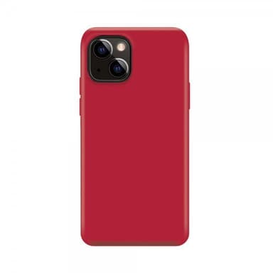 XQISIT iPhone 14 Plus Cover Silicone Case Rød