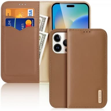 DUX DUCIS iPhone 14 Pro Max Etui Hivo Series Brun