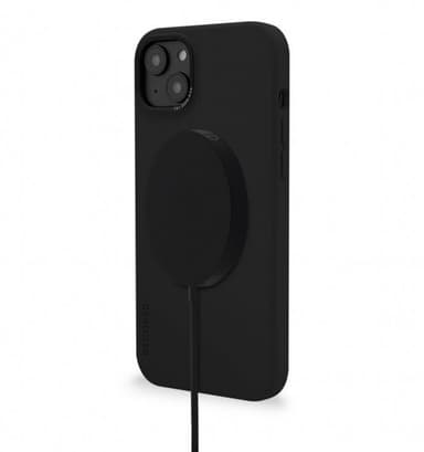 Decoded iPhone 14 Plus Cover Silicone Backcover Charcoal