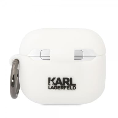 Karl Lagerfeld AirPods 3 Cover 3D Logo Hvid