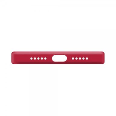 XQISIT iPhone 14 Pro Max Cover Silicone Case Rød