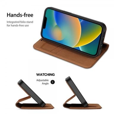 DUX DUCIS iPhone 14 Plus Etui Skin X2 Series Brun