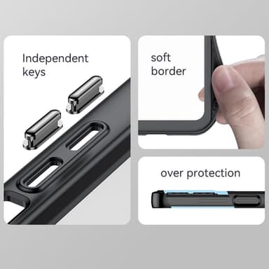 SKALO Xiaomi Redmi 10 5G Farve Bumper Cover - Sort