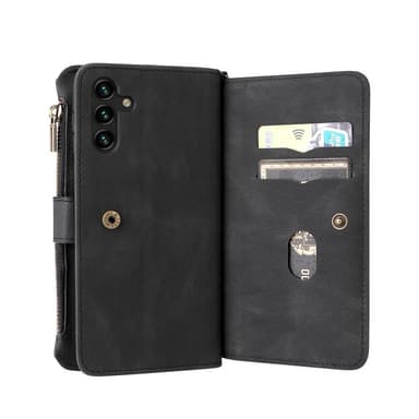 SKALO Samsung A04s 4G Big Wallet 17-RUM Pungetui - Sort