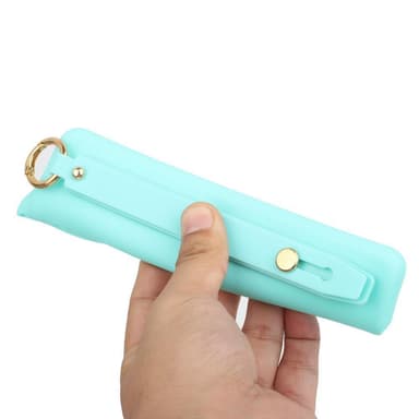 SKALO Samsung A13 5G Håndrem TPU-cover - Turkis