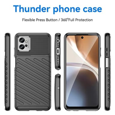 SKALO Motorola Moto G32 4G Armor Thunder Cover - Sort
