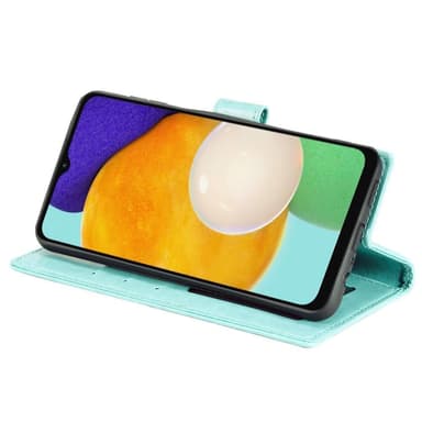 SKALO Samsung A13 5G Mandala Flip Cover - Turkis