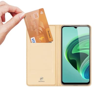 DUX DUCIS Xiaomi Redmi 10 5G Skin Pro Series Flip Cover - Guld