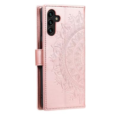 SKALO Samsung A13 5G Mandala Flip Cover - Rosa guld