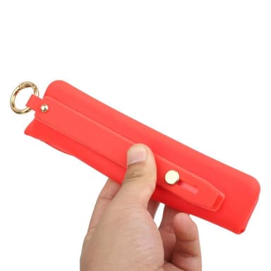 SKALO Samsung A13 5G Håndrem TPU-cover - Rød