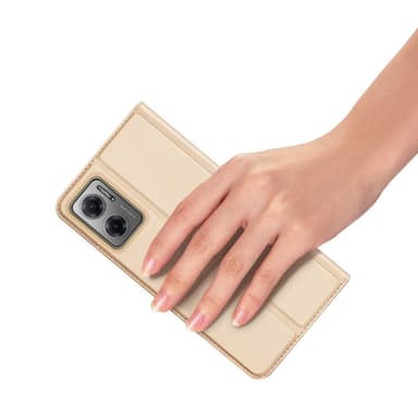 DUX DUCIS Xiaomi Redmi 10 5G Skin Pro Series Flip Cover - Guld