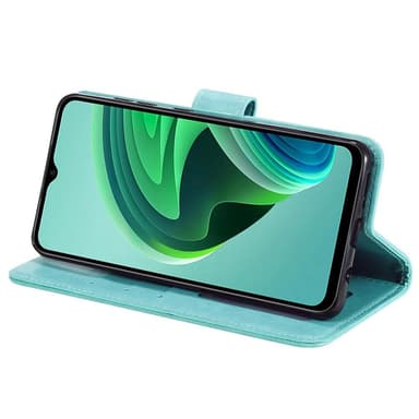 SKALO Xiaomi Redmi 10 5G Mandala Flip Cover - Turkis
